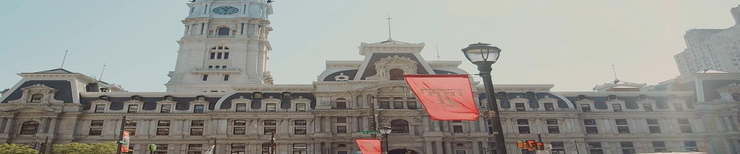 Temple University banner